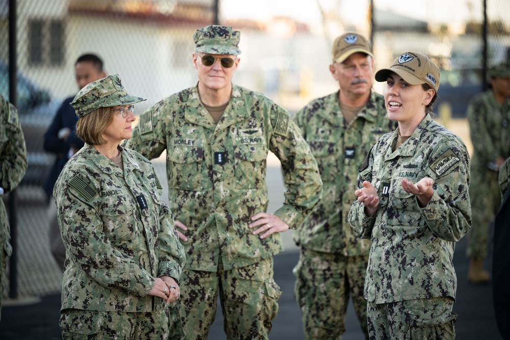 Chief of Naval Operations Adm. Franchetti Witnesses Combat Readiness Efforts at Naval Surface Warfare Center, Port Hueneme Division