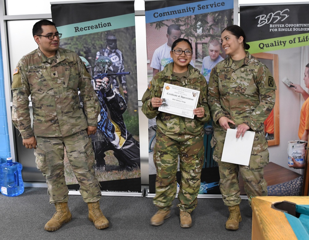 10th Mountain Division Soldiers support Fort Drum BOSS in a big way