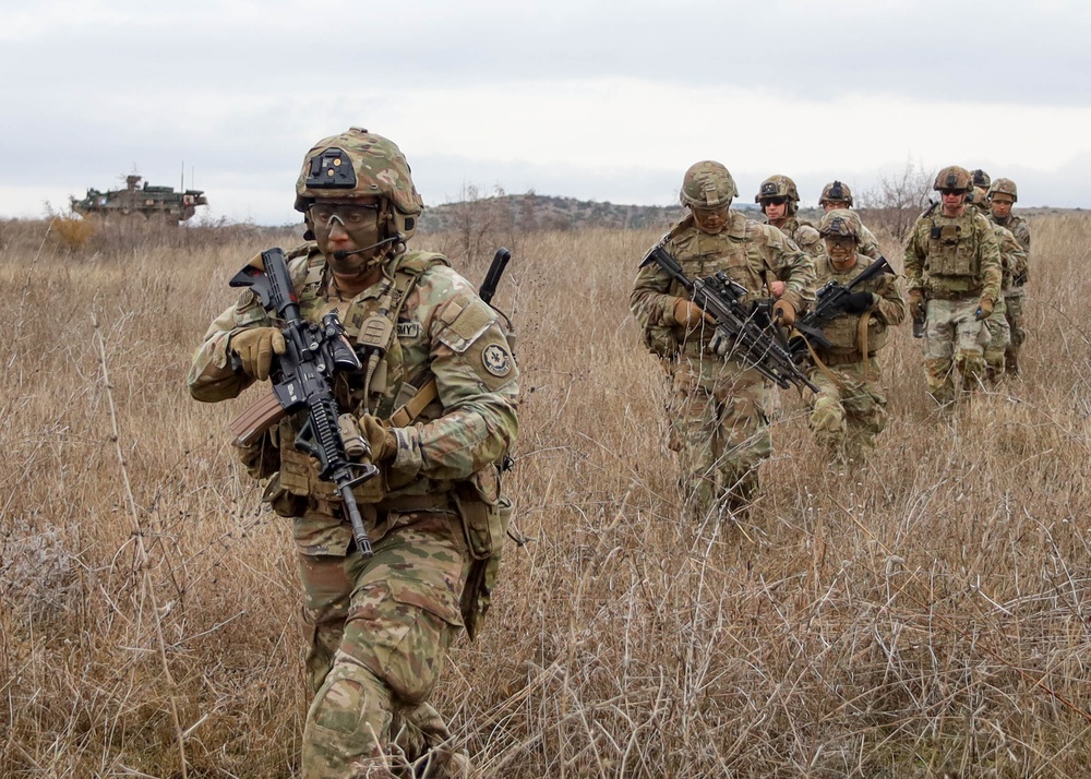 U.S. Army 2-2 Cavalry conducts Combat Patrol Exercise during Brave Partner 23