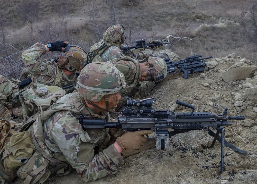 U.S. Army 2-2 Cavalry conducts Combat Patrol Exercise during Brave Partner 23