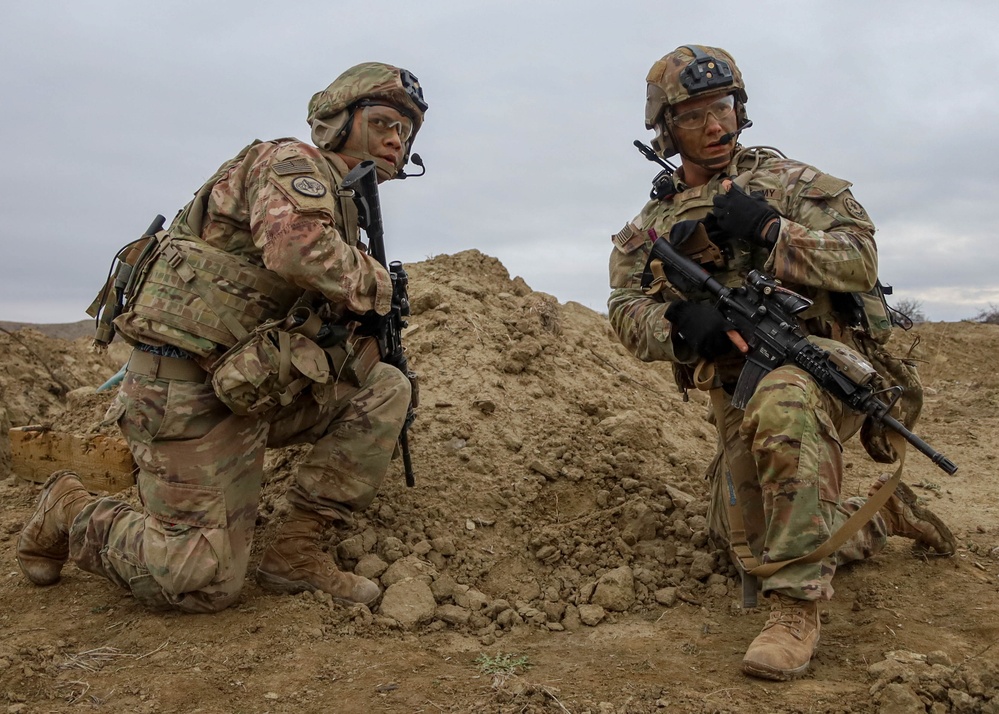 U.S. Army 2-2 Cavalry conducts Combat Patrol Exercise during Brave Partner 23