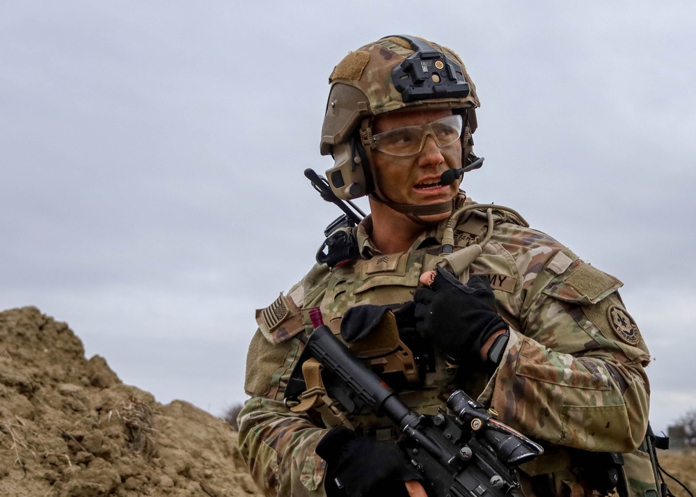 U.S. Army 2-2 Cavalry conducts Combat Patrol Exercise during Brave Partner 23