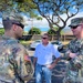 Brig. Gen. Gibbs visits 2023 Hawaiʻi Wildfire Response Mission team members
