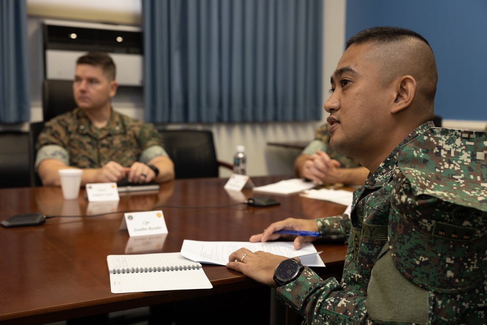 MARFORPAC - Philippine Marine Corps Logistics Staff Talks Day 1
