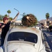 Las Vegas Raiders and Nellis Airmen give out Christmas trees