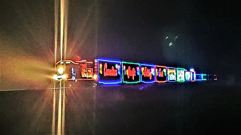 2023 Holiday Train travels through Fort McCoy