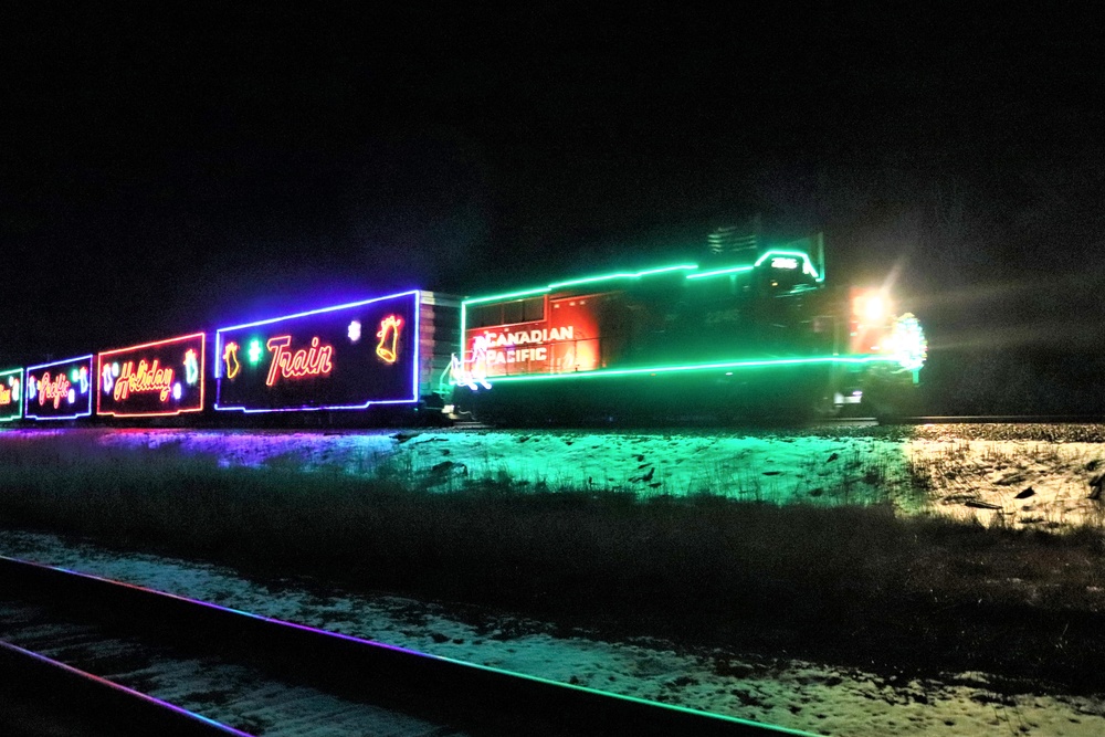 2023 Holiday Train travels through Fort McCoy
