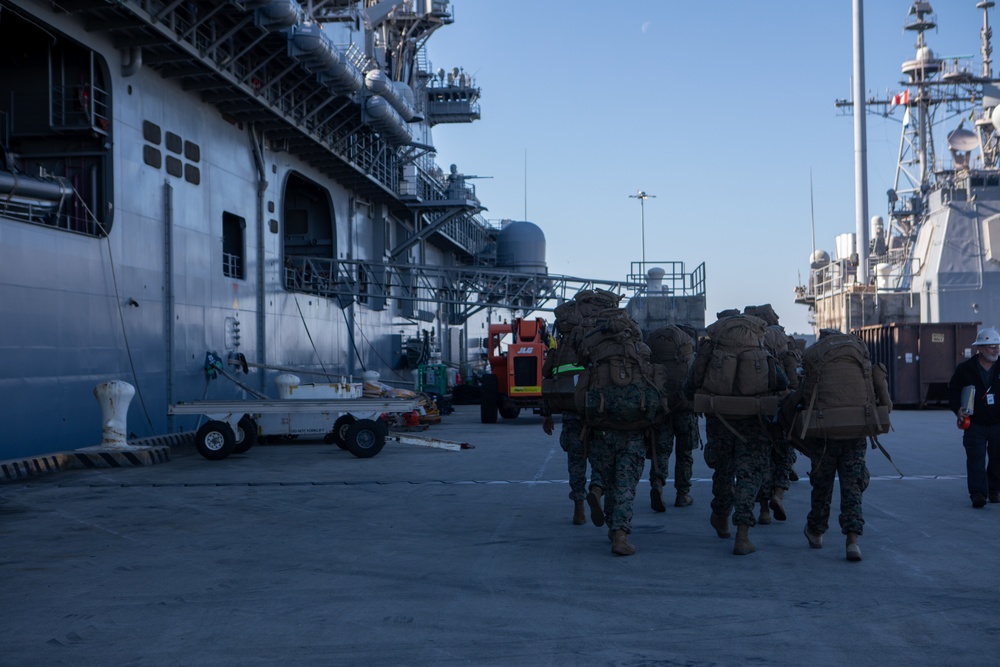 24th Marine Expeditionary Unit Embarks USS Wasp for PMINT