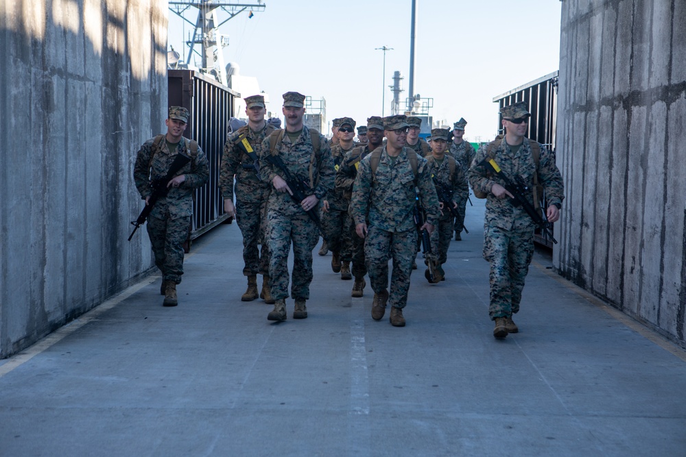 24th Marine Expeditionary Unit Embarks USS Wasp for PMINT