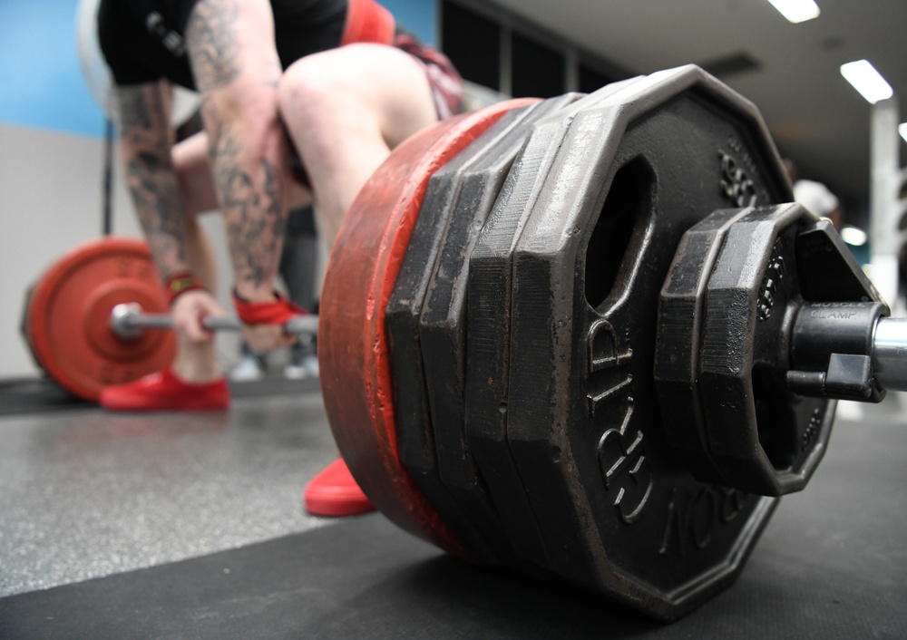 Heavy lifters compete in Camp Zama's 'SWOLE Push and Pull' event