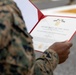 Sgt. Malik Pugh Navy and Marine Corps Achievement Medal Ceremony