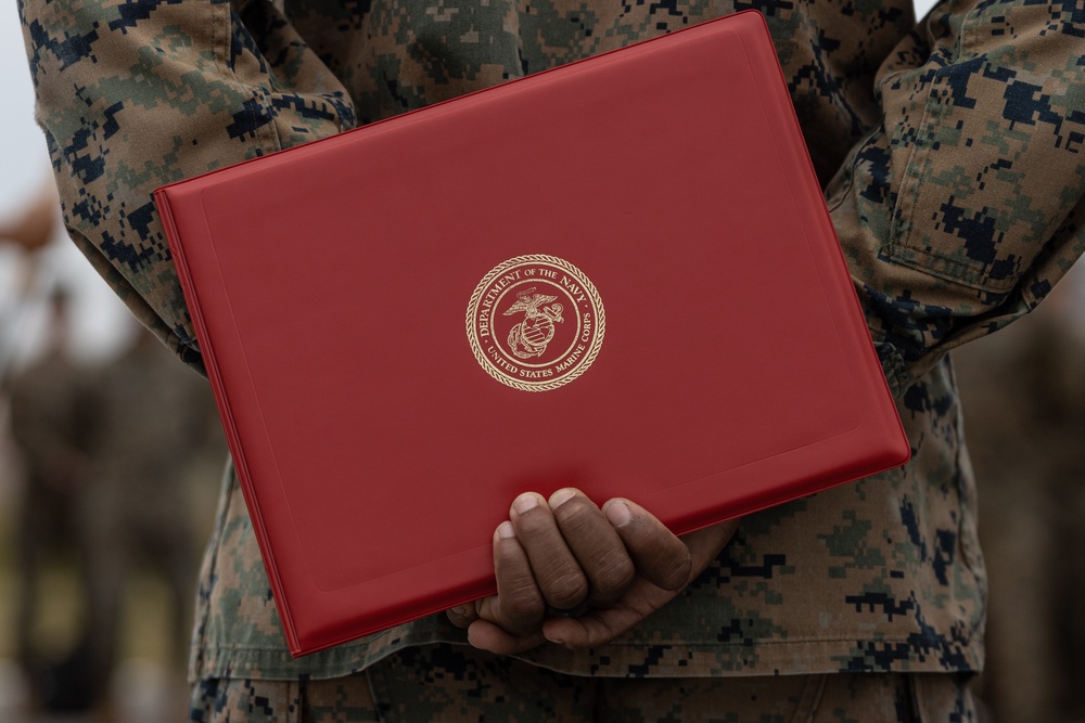 Sgt. Malik Pugh Navy and Marine Corps Achievement Medal Ceremony