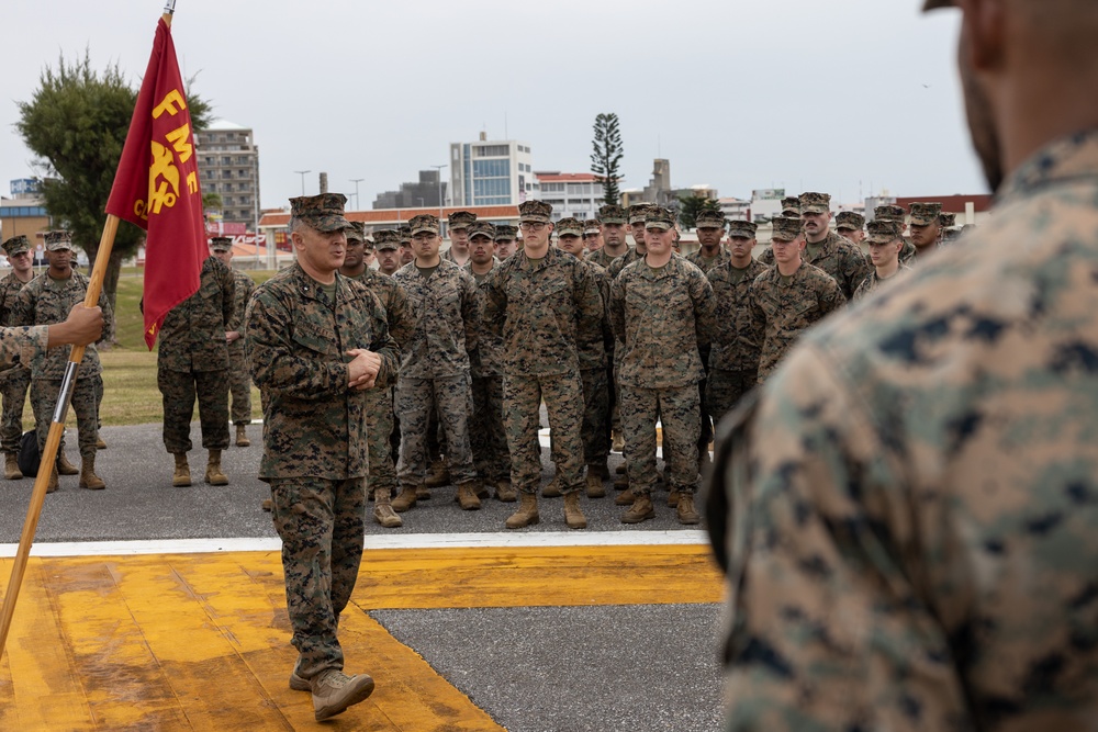 Sgt. Malik Pugh Navy and Marine Corps Achievement Medal Ceremony