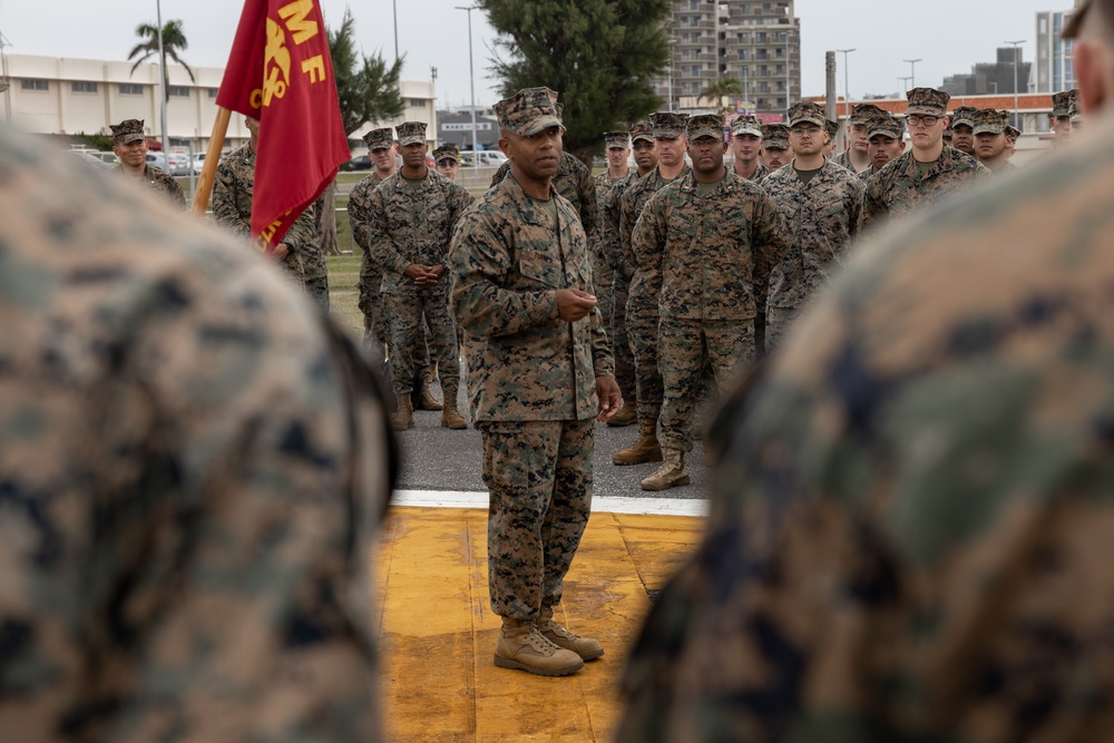 Sgt. Malik Pugh Navy and Marine Corps Achievement Medal Ceremony