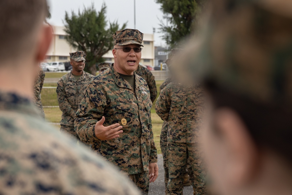 Sgt. Malik Pugh Navy and Marine Corps Achievement Medal Ceremony