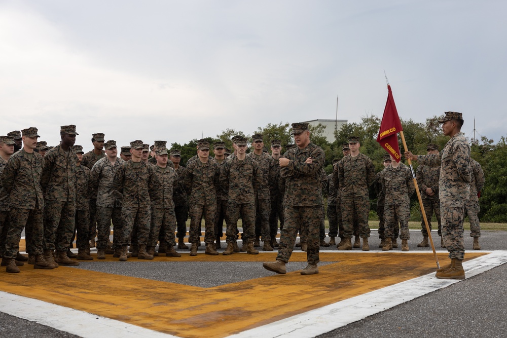 Sgt. Malik Pugh Navy and Marine Corps Achievement Medal Ceremony