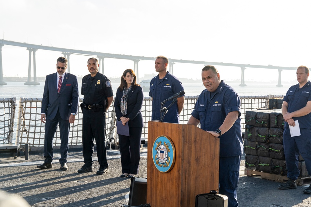 Coast Guard crew offloads more than $239 million worth of cocaine in San Diego  