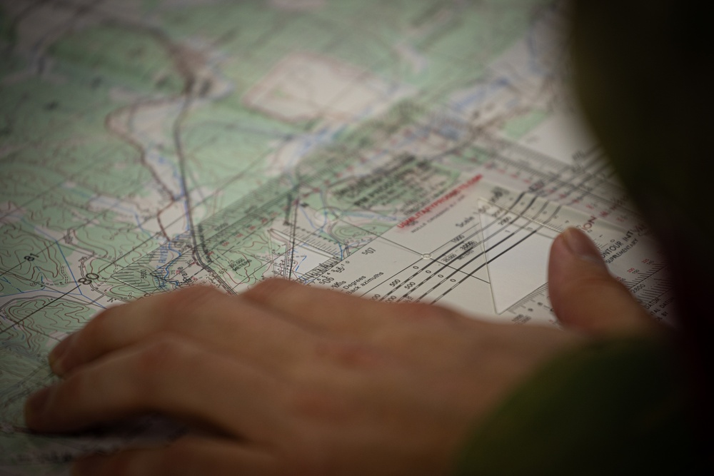 Alabama National Guard Best Warrior 2023 Map Reading Test