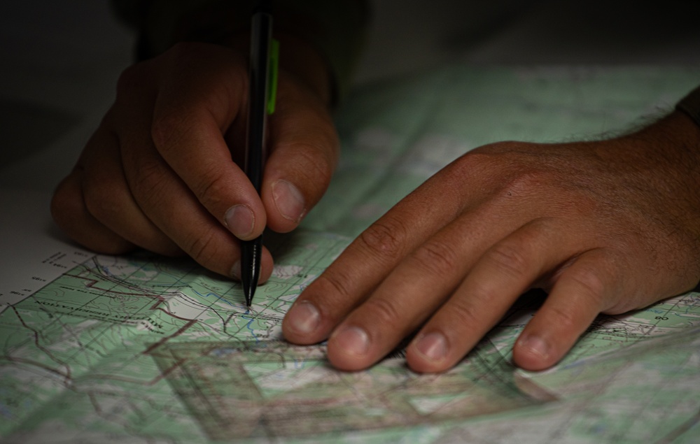 Alabama National Guard Best Warrior 2023 Map Reading Test