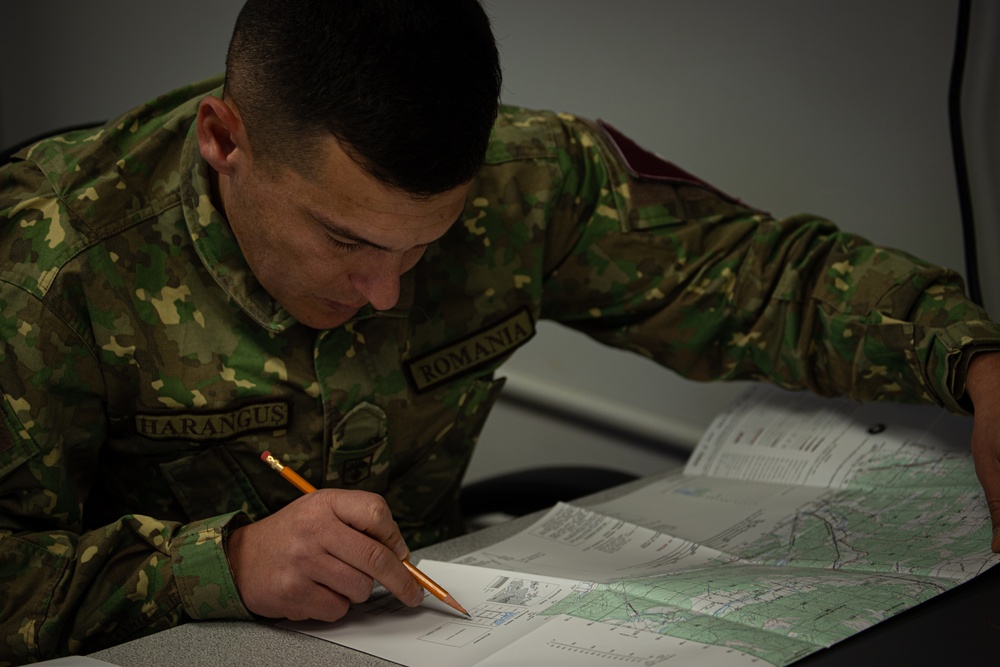 Alabama National Guard Best Warrior 2023 Map Reading Test