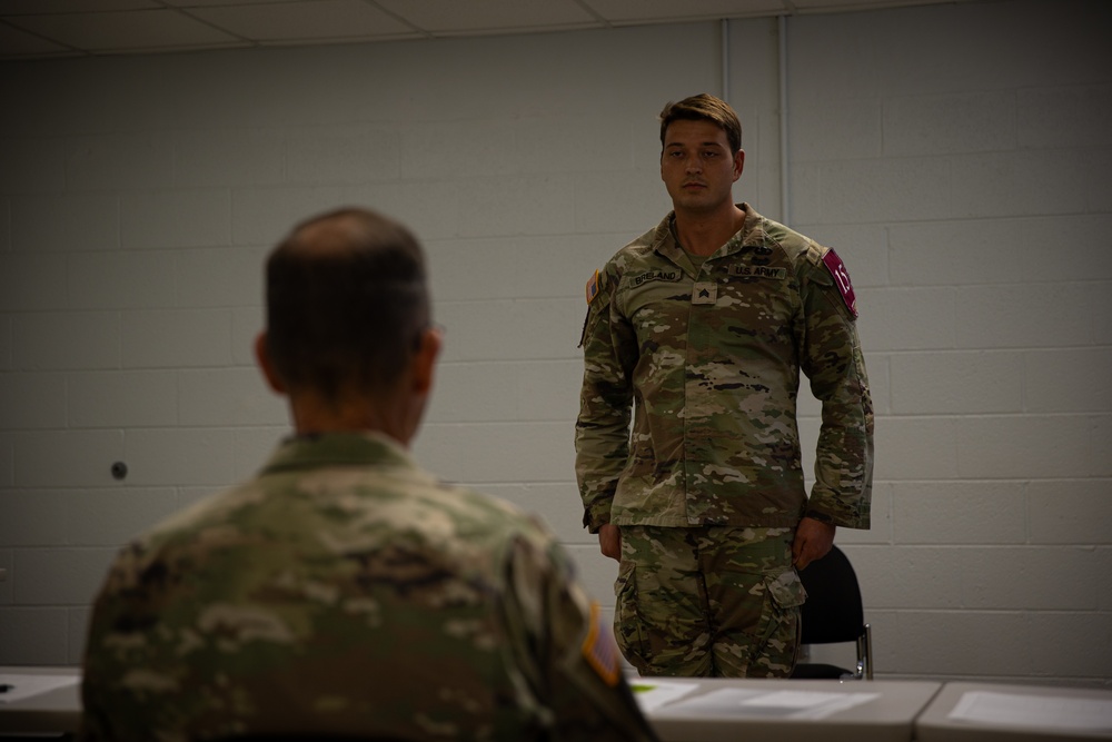 Alabama National Guard Best Warrior 2023 Sergeants’ Major Board
