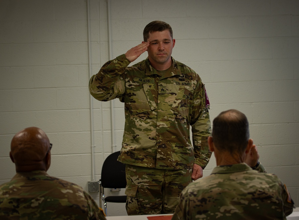 Alabama National Guard Best Warrior 2023 Sergeants’ Major Board
