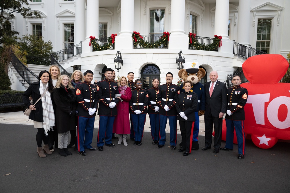 First Lady of the United States hosts Toys for Tots event at White House