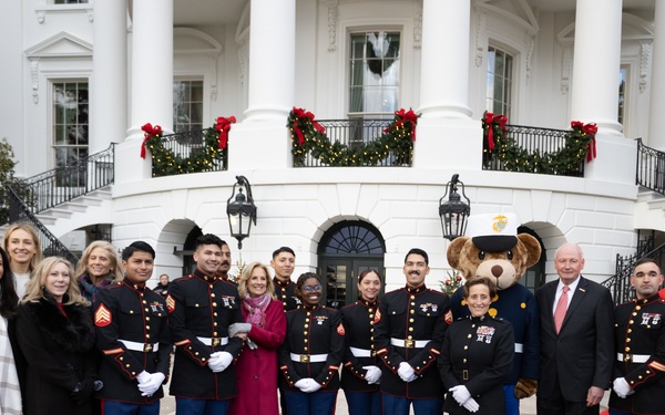 First Lady of the United States hosts Toys for Tots event at White House