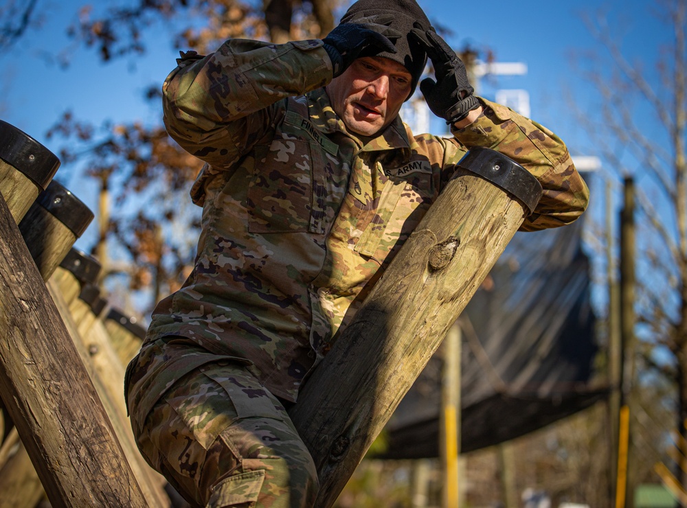 Alabama National Guard Best Warrior 2023 Confidence Course