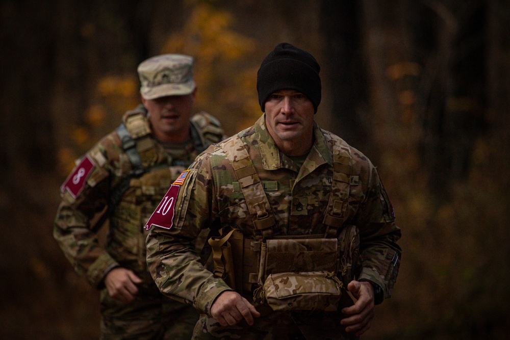 Alabama National Guard Best Warrior 2023 Confidence Course