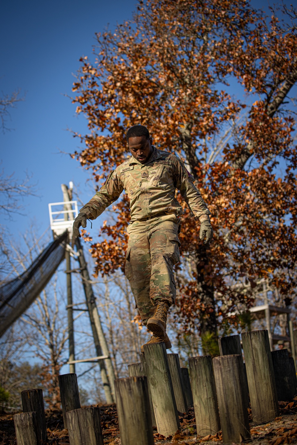 Alabama National Guard Best Warrior 2023 Confidence Course