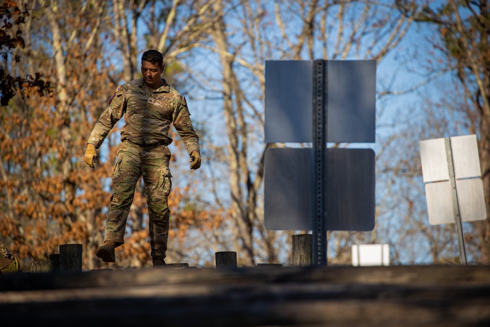 Alabama National Guard Best Warrior 2023 Confidence Course