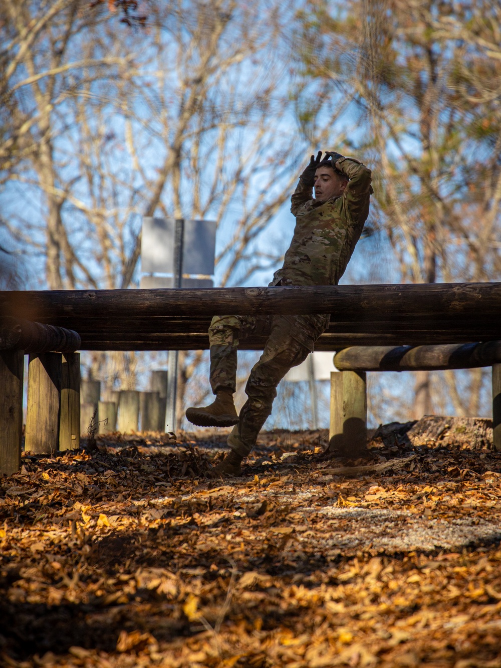 Alabama National Guard Best Warrior 2023 Confidence Course