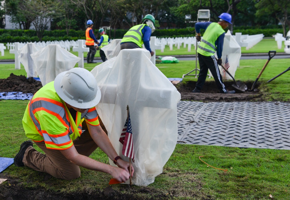 DPAA and ABMC Personnel Conduct Disinterment Operations
