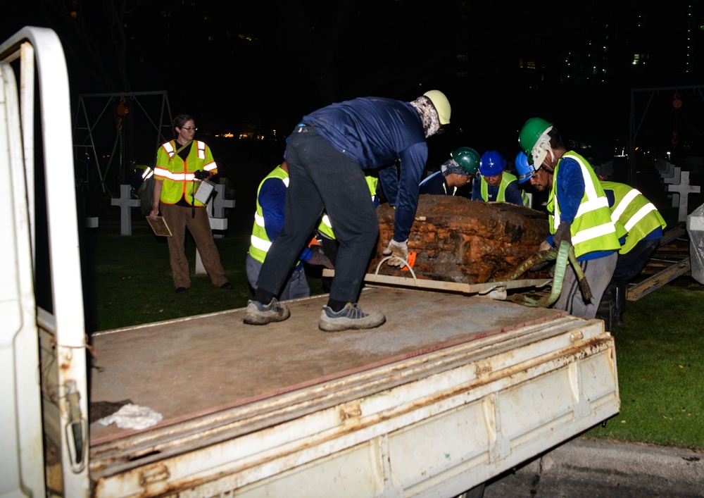 DPAA and ABMC Personnel Conduct Disinterment Operations