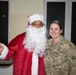 Santa visits the Powdiz US military community in Poland