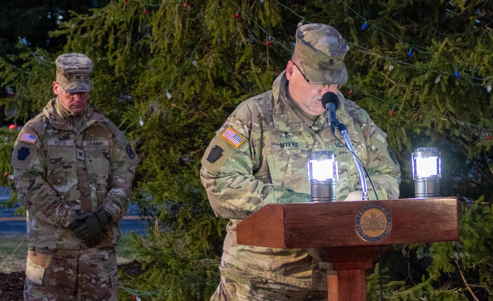 Fort Indiantown Gap conducts annual tree lighting ceremony