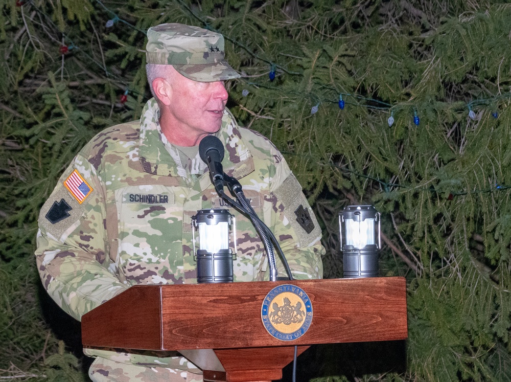 Fort Indiantown Gap conducts annual tree lighting ceremony