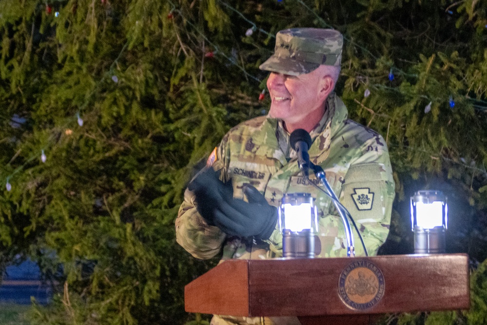 Fort Indiantown Gap conducts annual tree lighting ceremony