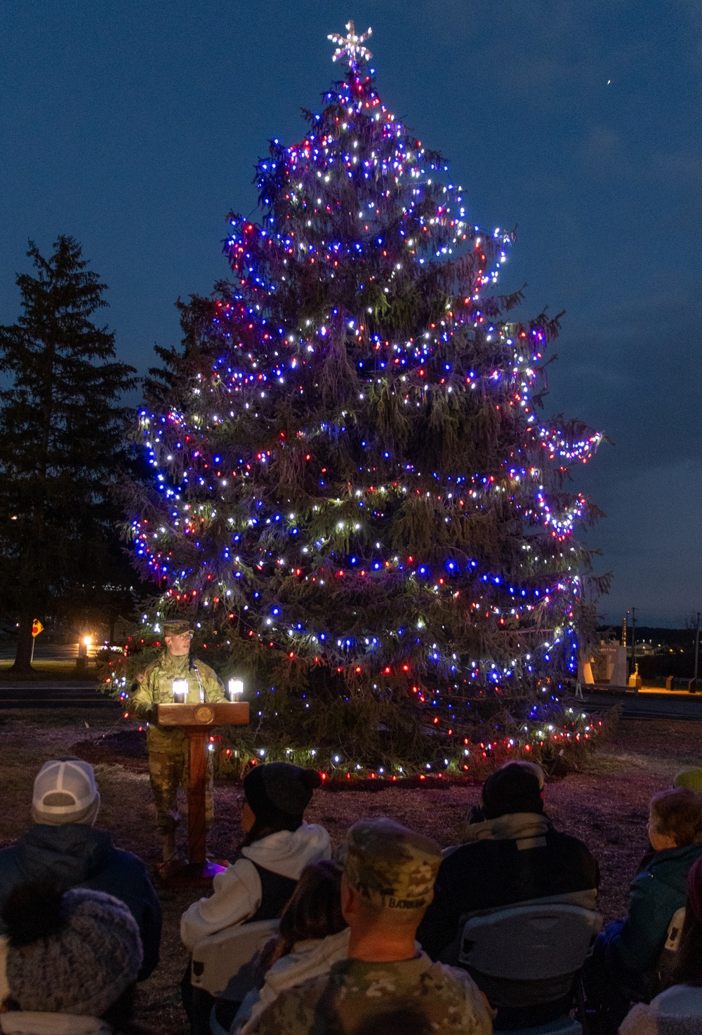 DVIDS Images Fort Indiantown Gap conducts annual tree lighting