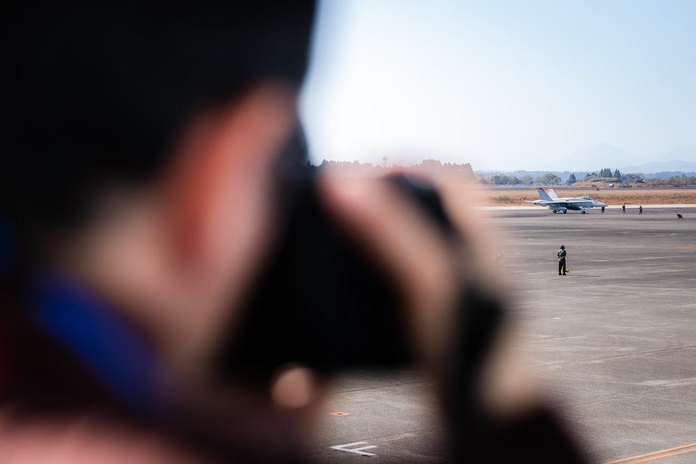 NATR 23: VMFA-232 touch down at Nyutabaru Air Base