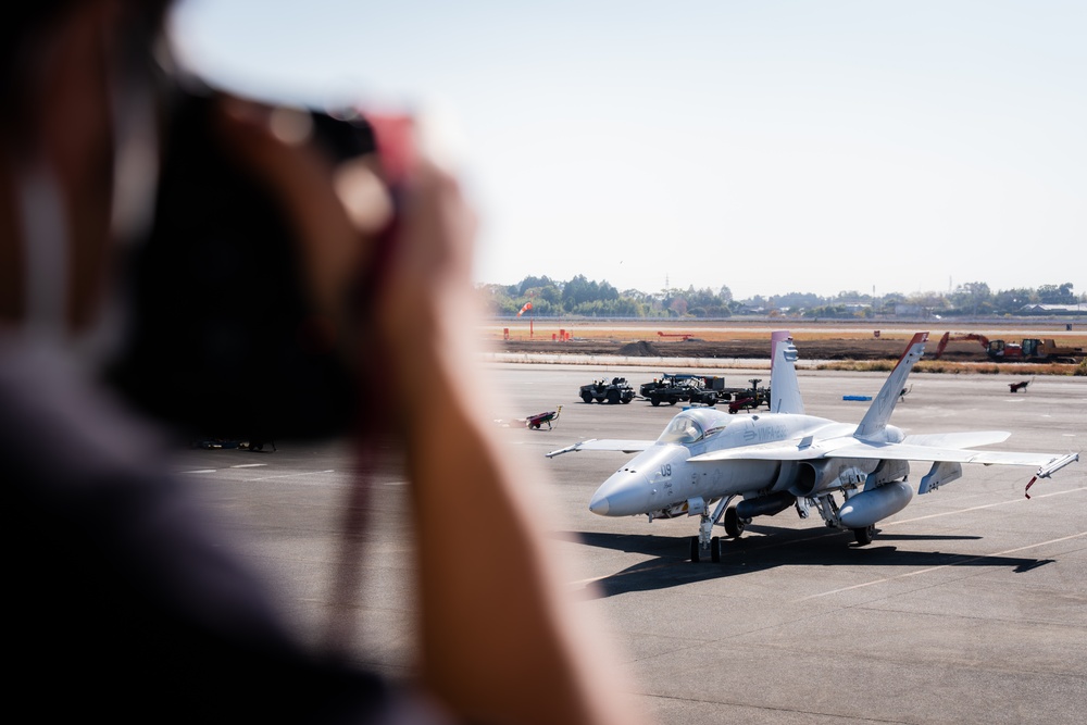 NATR 23: VMFA-232 touch down at Nyutabaru Air Base