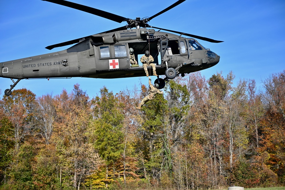 D.C. National Guard's ‘District Dustoff’ maintains hoist proficiency