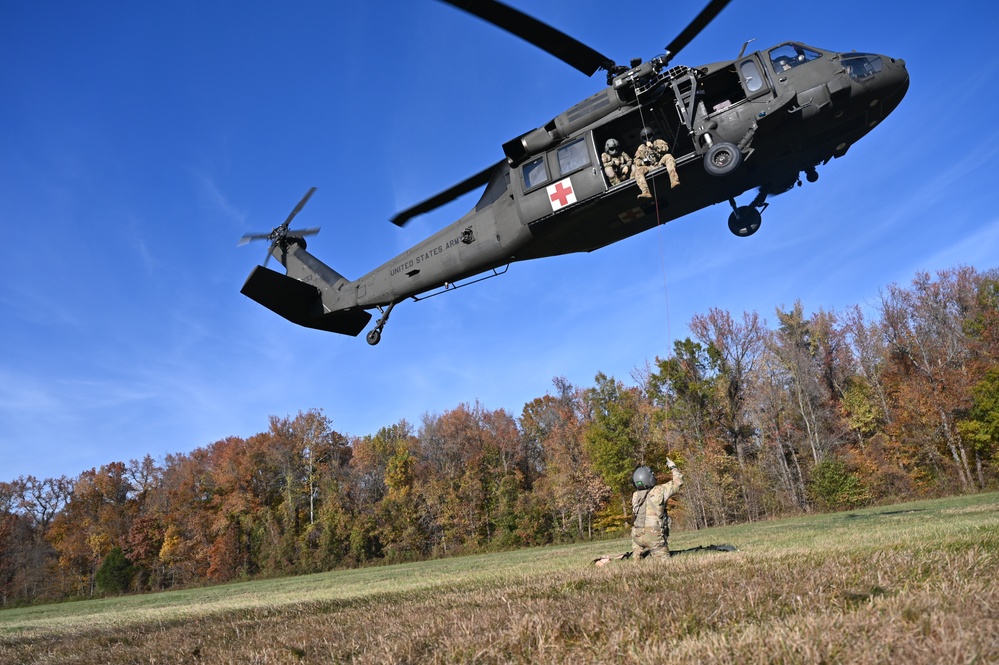 D.C. National Guard's ‘District Dustoff’ maintains hoist proficiency