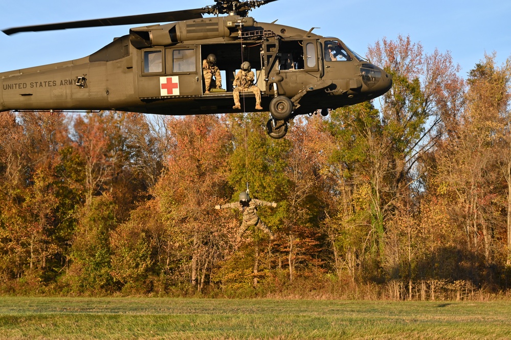 D.C. National Guard's ‘District Dustoff’ maintains hoist proficiency