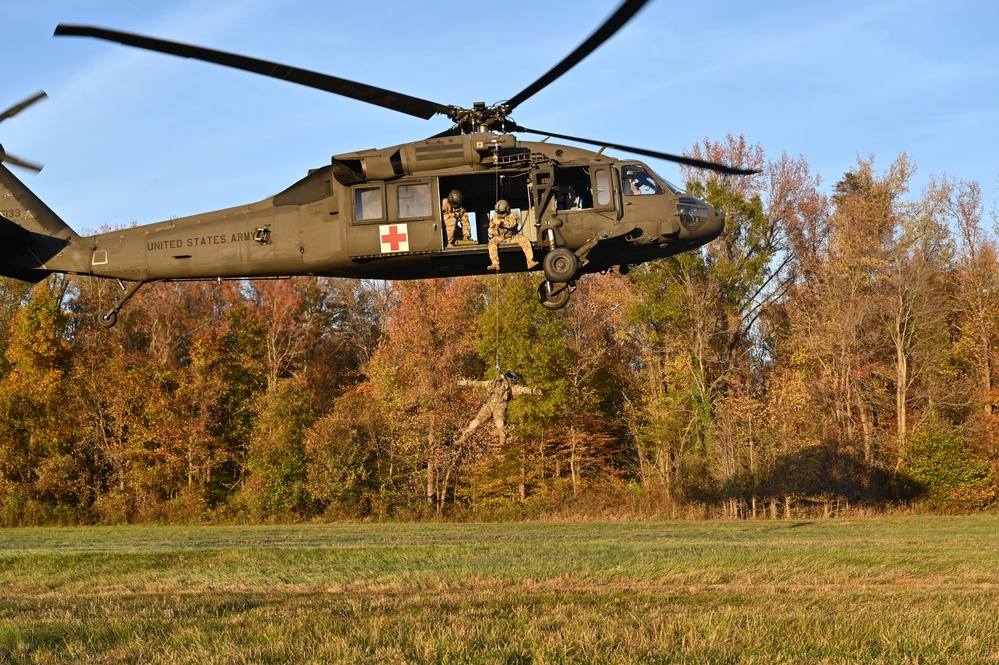 D.C. National Guard's ‘District Dustoff’ maintains hoist proficiency