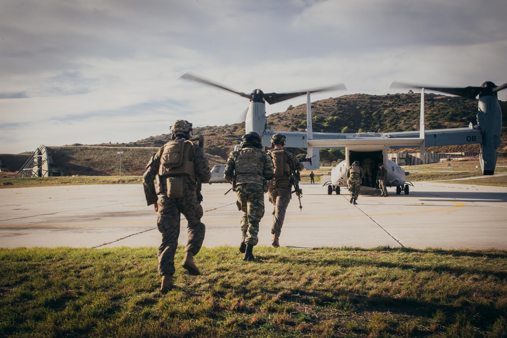 26th MEU(SOC) execute Full-Mission-Profile TRAP during Greek Bilateral Exercise
