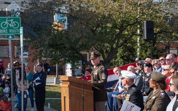 Fort Detrick Recognizes Veterans in Brunswick Veterans Day Parade