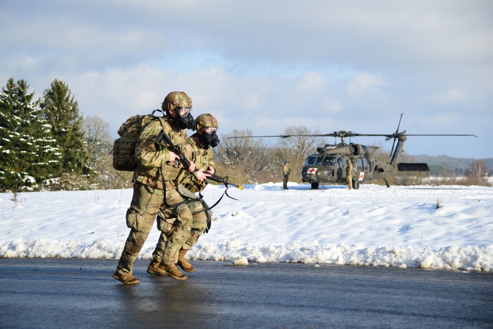 European Best Medic Competition CBRN Ruck March