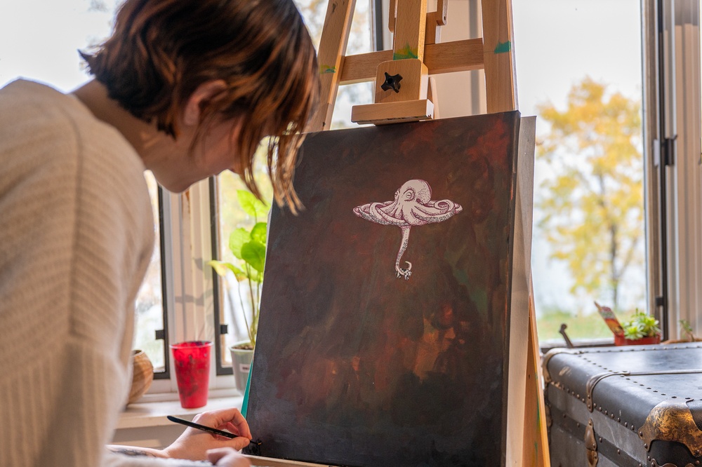 Vermont Airman Gets Creative